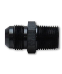 Vibrant -10AN to 3/8in NPT Straight Adapter Fitting - Aluminum