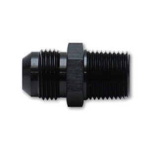 Vibrant -6AN to 1/2in NPT Straight Adapter Fitting - Aluminum