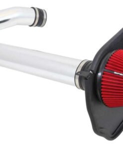 Spectre 11-17 Challenger/Charger 3.6L Air Intake Kit - Polished w/Red Filter