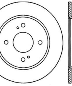 StopTech Nissan 81 280ZX SportStop Slotted & Drilled Left Rear Rotor