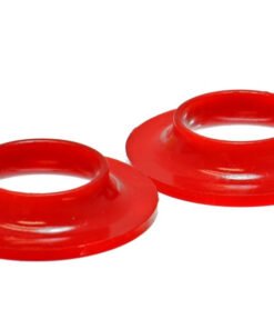 Energy Suspension Universal 2 1/8in ID 4 1/8in OD 13/16in H Red Coil Spring Isolators (2 per set)