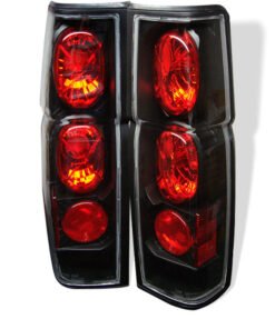 Spyder Nissan Hardbody 86-97 Euro Style Tail Lights Black ALT-YD-NH86-BK