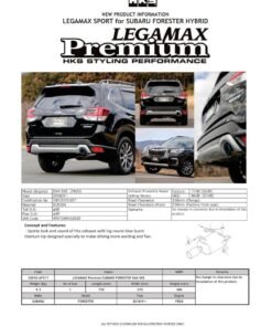 HKS LEGAMAX Premium Subaru Forester 5AA-SKE