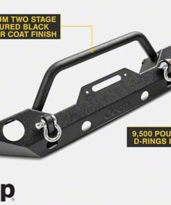 Officially Licensed Jeep 07-18 Jeep Wrangler JK Trail Force HD Front Bumper w/ Jeep Logo