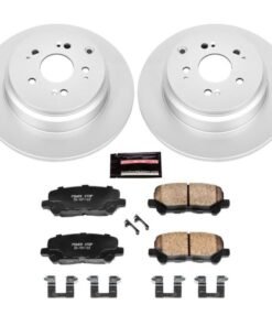 Power Stop 07-13 Acura MDX Rear Z17 Evolution Geomet Coated Brake Kit