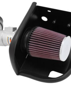 K&N 11-12 Ford Fiesta 1.6L L4 Silver Typhoon Performance Intake