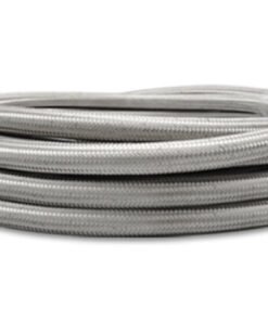 Vibrant SS Braided Flex Hose with PTFE Liner -4 AN (5 foot roll)