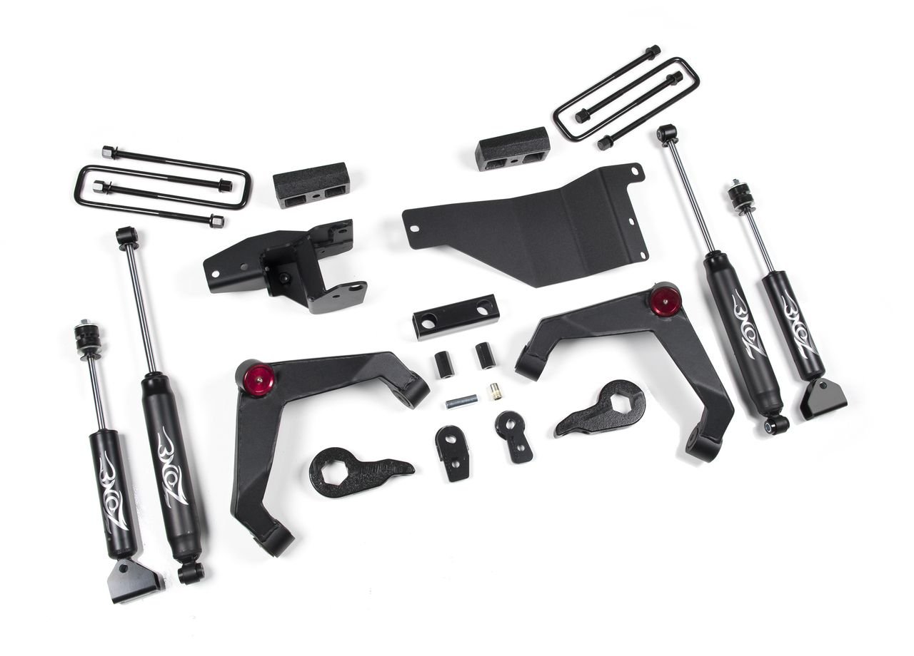 Zone Offroad C32N 3" Adventure Series (UCA) Lift System With Black Nitro Shocks