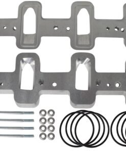 ICT Billet LS Cathedral Port Cylinder Head to Rectangle Port Intake Adapters