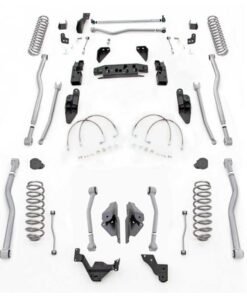 Rubicon Express 4.5" Extreme Duty 4-Link Front 4-Link Rear Long Arm Lift Kit - No Shocks for 2007-2017 Jeep Wrangler Unlimited JK
