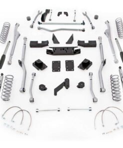 Rubicon Express 4.5" Extreme Duty Long Arm Radius Suspension Lift Kit with MonoTube Shocks for 2007-2017 Jeep Wrangler Unlimited JK