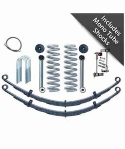 Rubicon Express 3.5" Super-Flex Short Arm Suspension Lift Kit with Rear Leaf Springs and MonoTube Shocks for 1984-2001 Jeep Cherokee XJ