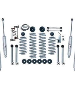 Rubicon Express 3.5" Super-Flex Short Arm Suspension Lift Kit with Twin Tube Shocks for 1997-2006 Jeep Wrangler TJ/ Wrangler Unlimited TJL
