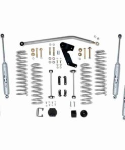 Rubicon Express 3.5" Standard Coil Suspension Lift Kit with Twin-Tube Shocks for 2007-2017 Jeep Wrangler Unlimited JK 4-Door