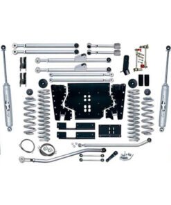 Rubicon Express 3.5" Extreme-Duty Long Arm Suspension Lift Kit with Twin-Tube Shocks with Rear Track Bar for 1997-2002 Jeep Wrangler TJ