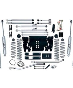 Rubicon Express 3.5" Extreme-Duty Long Arm Suspension Lift Kit with Twin-Tube Shocks with Rear Track Bar for 2004-2006 Jeep Wrangler Unlimited TJL