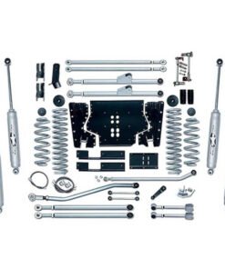 Rubicon Express 4.5" Extreme-Duty Long Arm Suspension Lift Kit with Twin-Tube Shocks with Rear Track Bar for