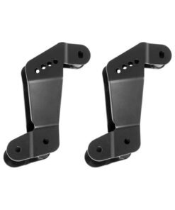 Rancho Control Arm Geometry Correction Brackets - Black Powdercoat for 2007-2017 Jeep Wrangler JK/ Wrangler Unlimited JK