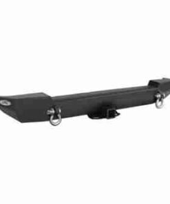 Smittybilt XRC Rear Tire Carrier Bumper for Jeep Wrangler TJ/YJ - Black - 76653