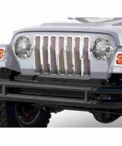 Smittybilt Tubular Front Bumper for Jeep Wrangler TJ/YJ - without Hoop - Textured Black - JB44-FNT