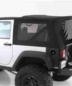 Smittybilt Premium OEM Replacement Canvas Soft Top for Jeep Wrangler JK - with Tinted Windows - Black Diamond - 9076235