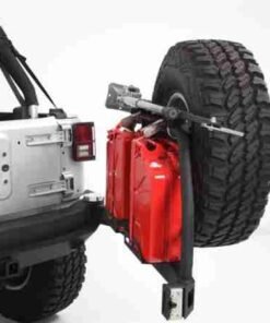 Smittybilt RC Atlas Rear Bumper for Jeep Wrangler JK - & Tire Carrier Combo - Steel, Matte Black Finish - 76896