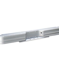 Westin 20002 Fey Diamondstep Silver Powder Coated Steel Rear Bumper