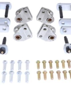 MORryde LRE12-016 Shackle Upgrade Kit for Tandem Axle Trailers with LRE Leaf Spring Suspensions & Correct Track