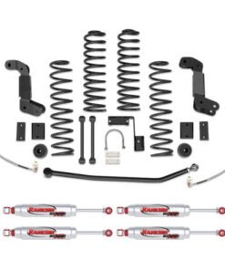 Rancho 4" Sport Suspension Lift Kit with RS9000SXL Shocks - Black for 2007-2018 Jeep Wrangler JK/ Unlimited JK