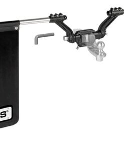Rock Tamers 00108 Heavy-Duty Adjustable Mud Flap System for 2" Hitches