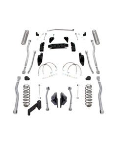 Rubicon Express 3.5" Extreme Duty 4-Link Front 4-Link Rear Long Arm Lift Kit - No Shocks for 2007-2017 Jeep Wrangler Unlimited JK