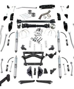 Rubicon Express 3.5"- 5.5" Extreme Duty 4-Link Front/Rear Long Arm Complete Coilover Kit w/ Airbumps & FOX Shocks for 2007-2017 Jeep Wrangler JK/ Wrangler Unlimited JK