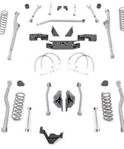 Rubicon Express 3.5" Extreme Duty Front Radius Rear 4-Link Long Arm Lift Kit - No Shocks for 2007-2017 Jeep Wrangler JK