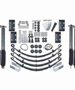 Rubicon Express 4.5" Extreme-Duty Leaf Spring Lift Kit with Mono Tube Shocks for 1976-1986 Jeep CJ8 Scrambler/ CJ5/ CJ7