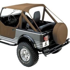 Bestop 52508-04 Traditional Tan Bikini Top for 76-91 Jeep CJ7/CJ8/Wrangler YJ