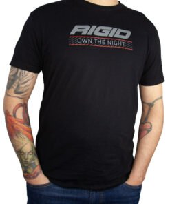 RIGID Industries 1061 RIGID T-Shirt, Own The Night, Black, 2X-Large