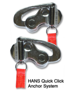 HANS Quick Click Anchor Attachment for SAH Helmets