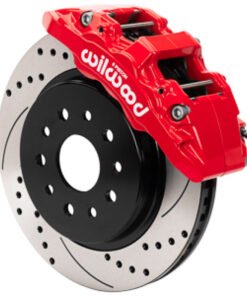Wilwood 19-20 Jeep Wrangler (JL)/20-22 Jeep Gladiator (JT) Aero6-DM Front Brake Kit - D&S - Red
