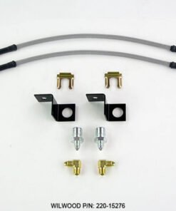 Wilwood Flexline Kit 14 inch -3 M10-1.5 IF 1/8 NPT 90 Degree