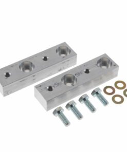 Synergy 07-18 Jeep Wrangler JK/JKU Rear Sway Bar Drop Bracket Kit Billet Alum 1.0in Drop