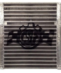 CSF Dual Fluid Bar & Plate HD Oil Cooler w/9in SPAL Fan (1/3 & 2/3 Partition) - 13.8in L x 10in H
