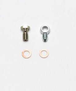 Wilwood Fitting Kit -3 Male w/ 3/8-24 Banjo Bolt (For Banjo Outlet Master Cylinders)
