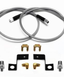 Wilwood Flexline Kit 30 inch -3 M10-1.0 IF 1/8 NPT 90 Degree
