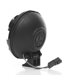 KC HiLiTES Apollo Pro 6in. Halogen Light 100w Spread Beam (Pair Pack System) - Black