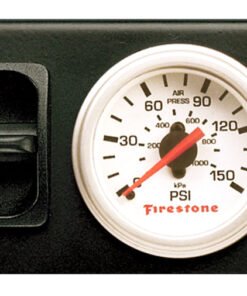 Firestone Air Adj. Leveling Electric Control Panel w/Single Gauge 0-150psi - White (WR17602229)