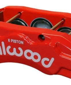 Wilwood Caliper-TX6R- R/H - Red 1.75/1.62/1.62in Pistons 1.38in Disc