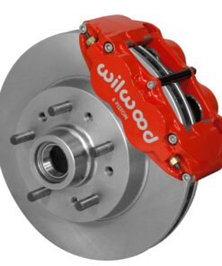 Wilwood Narrow Superlite 6R Front Brake Kit 11.86in Red 64-70 GM C10 w/ Factory Drum Spindles