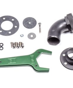 Radium Remote Mount Fill Neck - 24AN Elbow - 1.5in Barb