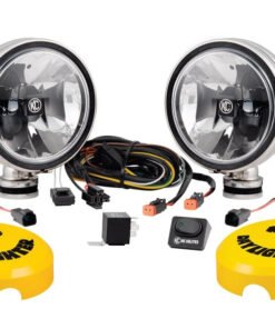 KC HiLiTES 6in. Daylighter Gravity G6 LED Lights 20w Spot Beam (Pair Pack System) - Black SS