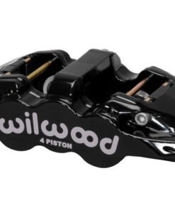 Wilwood Caliper-Aero4 - Black 1.12/1.12in Pistons 1.10in Disc